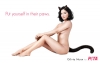 Actress Olivia Munn is seen posing in a poster for the latest campaign of People for the Ethical Treatment of Animals (PETA) Animal Rights group in this handout image released to Reuters January 12, 2012. REUTERS/PETA/Handout (UNITED STATES - Tags: ENTERTAINMENT ANIMALS) FOR EDITORIAL USE ONLY. NOT FOR SALE FOR MARKETING OR ADVERTISING CAMPAIGNS. THIS IMAGE HAS BEEN SUPPLIED BY A THIRD PARTY. IT IS DISTRIBUTED, EXACTLY AS RECEIVED BY REUTERS, AS A SERVICE TO CLIENTS. NO ARCHIVES. NO SALES