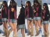 Olivia Munn In The Snow Wearing A Sexy Jean Dress Photo Compilation Wallpaper