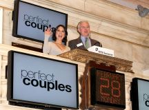 Olivia Munn ringing the closing bell at the New York Stock Exchange (10)
