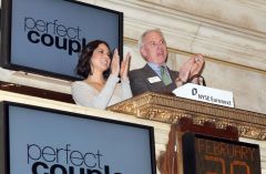 Olivia Munn ringing the closing bell at the New York Stock Exchange (8)