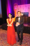 Olivia Munn and Toon Boom COO Steven Chu do it Gangnam Style