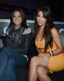 LOS ANGELES, CA - APRIL 22:  Actress Olivia Munn and Kim Kardashian attend Jeep Brand and USA Basketball  celebration of the launch of the 2012 Jeep Wrangler Unlimited Altitude at LA Center Studios on April 22, 2012 in Los Angeles, California.  (Photo by Chris Weeks/WireImage)