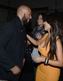 LOS ANGELES, CA - APRIL 22:  (L-R) Rap recording artist Common, actress Olivia Munn and Kim Kardashian attend Jeep Brand and USA Basketball  celebration of the launch of the 2012 Jeep Wrangler Unlimited Altitude at LA Center Studios on April 22, 2012 in Los Angeles, California.  (Photo by Chris Weeks/WireImage)