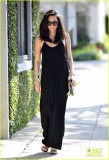 Olivia Munn sports a black maxi dress while stopping of to see a friend in Beverly HillsFeaturing: Olivia MunnWhere: Los Angeles, California, United StatesWhen: 22 Apr 2014Credit: WENN.com