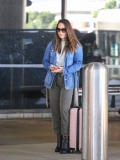 LOS ANGELES, CA - OCTOBER 09: Olivia Munn is seen at Los Angeles International Airport on October 09, 2018 in Los Angeles, California.  (Photo by BG023/Bauer-Griffin/GC Images)