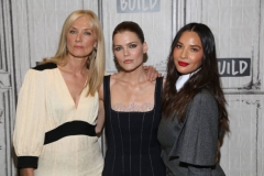 NEW YORK, NEW YORK - JUNE 26: (L-R) Joely Richardson, Emma Greenwell and Olivia Munn attend Build Series to discuss the series 'The Rook' at Build Studio on June 26, 2019 in New York City. (Photo by Manny Carabel/Getty Images)