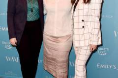 LOS ANGELES, CALIFORNIA - FEBRUARY 19: (L-R) Amber Tamblyn, Stephanie Schriock, and Olivia Munn attend EMILY's List 2nd Annual Pre-Oscars Event at Four Seasons Los Angeles at Beverly Hills on February 19, 2019 in Los Angeles, California. (Photo by Alberto E. Rodriguez/Getty Images)