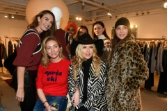 ASPEN, CO - FEBRUARY 04: Elizabeth Chambers Hammer, Whitney Wolfe Herd, Halima Aden, Emma Grede, Rachel Zoe, Phoebe Tonkin and Olivia Munn attend the Frame and Bumble winter vacation Aspen store event on February 4, 2019 in Aspen, Colorado.  (Photo by Riccardo S. Savi/Getty Images for Frame Denim)