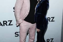 LOS ANGELES, CALIFORNIA - FEBRUARY 12: Ricky Whittle and Olivia Munn attend the 2019 Winter TCA Tour - STARZ Red Carpet Event at 71Above on February 12, 2019 in Los Angeles, California. (Photo by Phillip Faraone/WireImage)