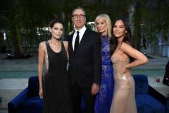 LOS ANGELES, CALIFORNIA - JUNE 17: (L-R) Emma Greenwell, STARZ President of Programming Carmi Zlotnik, Olivia Munn, and Joely Richardson are seen at STARZ Los Angeles "The Rook" Red Carpet and Premiere at The Getty Center on June 17, 2019 in Los Angeles, California. (Photo by Michael Kovac/Getty Images for Starz Entertainment LLC)