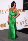 poses in the press room during the 63rd Primetime Emmy Awards at Nokia Theatre L.A. Live on September 18, 2011 in Los Angeles, United States.