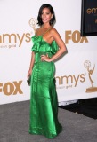 poses in the press room during the 63rd Primetime Emmy Awards at Nokia Theatre L.A. Live on September 18, 2011 in Los Angeles, United States.