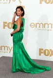 poses in press room during the 63rd Primetime Emmy Awards at the Nokia Theatre L.A. Live on September 18, 2011 in Los Angeles, United States.