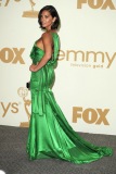 poses in press room during the 63rd Primetime Emmy Awards at the Nokia Theatre L.A. Live on September 18, 2011 in Los Angeles, United States.