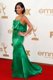 9/18/11 4:50:22 -- Los Angeles, CA, U.S.A --Olivia Munn arrives at the 63rd annual Primetime Emmy Awards at the Nokia Theatre. -- Photo by Dan MacMedan, USA TODAY contract photographer