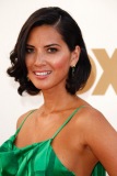 9/18/11 4:50:22 -- Los Angeles, CA, U.S.A --Olivia Munn arrives at the 63rd annual Primetime Emmy Awards at the Nokia Theatre. -- Photo by Dan MacMedan, USA TODAY contract photographer