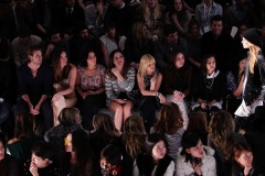 > the Charlotte Ronson Fall 2011 Fashion show during Mercedes-Benz fashion week at The Stage at Lincoln Center on February 12, 2011 in New York City.