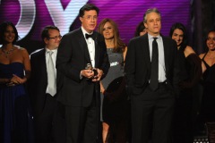 speaks onstage at the First Annual Comedy Awards at Hammerstein Ballroom on March 26, 2011 in New York City.