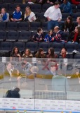 NEW YORK, NY - NOVEMBER 11: (L-R) Actress Olivia Munn, Alexi Ashe, actress Jennifer Carpenter, Alexi Ashe and guest attend the Carolina Hurricanes vs the New York Rangers game at Madison Square Garden on November 11, 2011 in New York City. (Photo by Michael Stewart/WireImage) *** Local Caption *** Olivia Munn;Alexi Ashe;Jennifer Carpenter;Alexi Ashe;