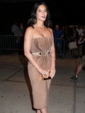 Olivia Munn and boyfriend Aaron Rodgers seen exiting NYC Premiere of "Deliver Us From Evil"