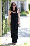 Olivia Munn sports a black maxi dress while stopping of to see a friend in Beverly HillsFeaturing: Olivia MunnWhere: Los Angeles, California, United StatesWhen: 22 Apr 2014Credit: WENN.com