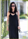 Olivia Munn sports a black maxi dress while stopping of to see a friend in Beverly HillsFeaturing: Olivia MunnWhere: Los Angeles, California, United StatesWhen: 22 Apr 2014Credit: WENN.com