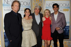 Sam Waterston, Alison Pill, Olivia Munn, Jeff Daniels and Dev Pa