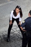 Olivia Munn Ride Along 2 set Atlanta 072814_07