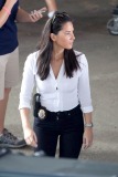 Olivia Munn Ride Along 2 set Atlanta 072814_25