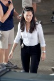 Olivia Munn Ride Along 2 set Atlanta 072814_26