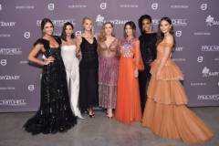 CULVER CITY, CA - NOVEMBER 10:  (L-R) Jessica Alba, Jenna Dewan, Baby2Baby Co-President Kelly Sawyer Patricof, honoree Amy Adams, Baby2Baby Co-President Norah Weinstein, Kelly Rowland, and Olivia Munn pose at the 2018 Baby2Baby Gala Presented by Paul Mitchell at 3LABS on November 10, 2018 in Culver City, California.  (Photo by Stefanie Keenan/Getty Images for Baby2Baby)