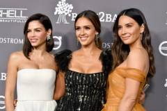 CULVER CITY, CA - NOVEMBER 10:  (L-R) Jenna Dewan, Jessica Alba, and Olivia Munn attend the 2018 Baby2Baby Gala Presented by Paul Mitchell at 3LABS on November 10, 2018 in Culver City, California.  (Photo by Emma McIntyre/Getty Images)