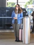 LOS ANGELES, CA - OCTOBER 09: Olivia Munn is seen at Los Angeles International Airport on October 09, 2018 in Los Angeles, California.  (Photo by BG023/Bauer-Griffin/GC Images)