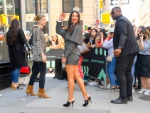 NEW YORK, NY - JUNE 26:  Actress Olivia Munn is seen outside Build Studio on June 26, 2019 in New York City.  (Photo by Raymond Hall/GC Images)