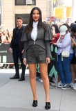 NEW YORK, NY - JUNE 26:  Actress Olivia Munn is seen outside Build Studio on June 26, 2019 in New York City.  (Photo by Raymond Hall/GC Images)