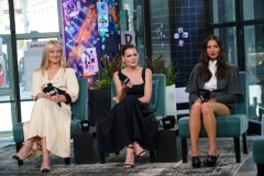 NEW YORK, NEW YORK - JUNE 26: (L-R) Joely Richardson, Emma Greenwell and Olivia Munn attend Build Series to discuss the series 'The Rook' at Build Studio on June 26, 2019 in New York City. (Photo by Manny Carabel/Getty Images)