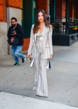 NEW YORK, NY - APRIL 17:  Actress Olivia Munn is seen in Tribeca  on April 17, 2019 in New York City.  (Photo by Raymond Hall/GC Images)