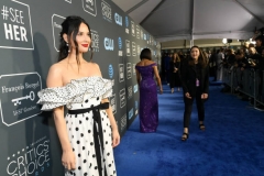 SANTA MONICA, CA - JANUARY 13: Olivia Munn attends the 24th annual Critics' Choice Awards at Barker Hangar on January 13, 2019 in Santa Monica, California.  (Photo by Emma McIntyre/Getty Images for The Critics' Choice Awards)