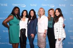 LOS ANGELES, CALIFORNIA - FEBRUARY 19: (L-R) Kim Foxx, Lisa Ling, Melissa Fumero, EMILY's List President Stephanie Schriock, Amber Tamblyn, and Olivia Munn attend Raising Our Voices: Supporting More Women in Hollywood & Politics at Four Seasons Hotel Los Angeles in Beverly Hills on February 19, 2019 in Los Angeles, California. (Photo by Presley Ann/Getty Images for EMILY'S List)