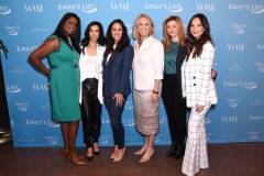LOS ANGELES, CALIFORNIA - FEBRUARY 19: (L-R) Kim Foxx, Lisa Ling, Melissa Fumero, EMILY's List President Stephanie Schriock, Amber Tamblyn, and Olivia Munn attend Raising Our Voices: Supporting More Women in Hollywood & Politics at Four Seasons Hotel Los Angeles in Beverly Hills on February 19, 2019 in Los Angeles, California. (Photo by Presley Ann/Getty Images for EMILY'S List)