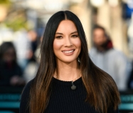 UNIVERSAL CITY, CALIFORNIA - FEBRUARY 19: Olivia Munn visits "Extra" at Universal Studios Hollywood on February 19, 2019 in Universal City, California. (Photo by Noel Vasquez/Getty Images)