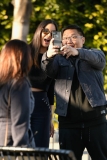 UNIVERSAL CITY, CALIFORNIA - FEBRUARY 19: Olivia Munn visits "Extra" at Universal Studios Hollywood on February 19, 2019 in Universal City, California. (Photo by Noel Vasquez/Getty Images)