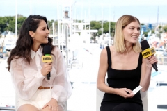 SAN DIEGO, CALIFORNIA - JULY 19: Olivia Munn and Emma Greenwell speak onstage at the #IMDboat at San Diego Comic-Con 2019: Day Two at the IMDb Yacht on July 19, 2019 in San Diego, California. (Photo by Tommaso Boddi/Getty Images for IMDb)