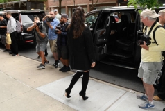 NEW YORK, NY - JUNE 24:  Olivia Munn is seen in Tribeca on June 24, 2019 in New York City.  (Photo by Raymond Hall/GC Images)