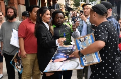 NEW YORK, NY - JUNE 24:  Olivia Munn is seen in Tribeca on June 24, 2019 in New York City.  (Photo by Raymond Hall/GC Images)