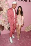 LOS ANGELES, CALIFORNIA - APRIL 04: Patrick Ta and Olivia Munn arrive at the Launch of Patrick Ta's Beauty Collection at Goya Studios on April 04, 2019 in Los Angeles, California. (Photo by Joe Scarnici/WireImage)