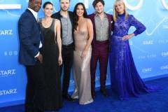 LOS ANGELES, CALIFORNIA - JUNE 17:  Adrian Lester, Emma Greenwell, Ronan Raftery, Olivia Munn, Jon Fletcher and Joely Richardson attend LA Premiere Of Starz's "The Rook" at The Getty Museum on June 17, 2019 in Los Angeles, California. (Photo by Jon Kopaloff/Getty Images,)