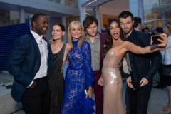 LOS ANGELES, CALIFORNIA - JUNE 17: (L-R) Adrian Lester, Emma Greenwell, Joely Richardson, Jon Fletcher, Olivia Munn and Ronan Raftery attend the LA Premiere of Starz's "The Rook" at The Getty Museum on June 17, 2019 in Los Angeles, California. (Photo by Emma McIntyre/Getty Images)