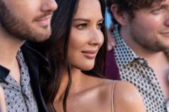 LOS ANGELES, CALIFORNIA - JUNE 17: Ronan Raftery, Olivia Munn, and Jon Fletcher attend the LA premiere of Starz's "The Rook" at The Getty Museum on June 17, 2019 in Los Angeles, California. (Photo by Emma McIntyre/Getty Images)