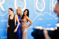 LOS ANGELES, CALIFORNIA - JUNE 17: (EDITORS NOTE: Image has been edited using digital filters) Emma Greenwell, Joely Richardson and Olivia Munn attends the LA premiere of Starz's "The Rook" at The Getty Museum on June 17, 2019 in Los Angeles, California. (Photo by Matt Winkelmeyer/FilmMagic)